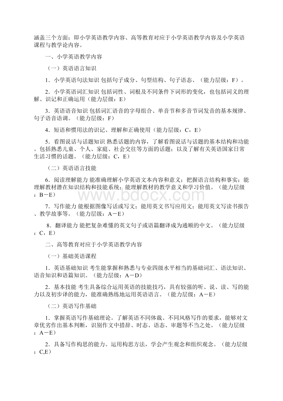 浙江省教授招聘考试小学英语学科考试试题.docx_第2页