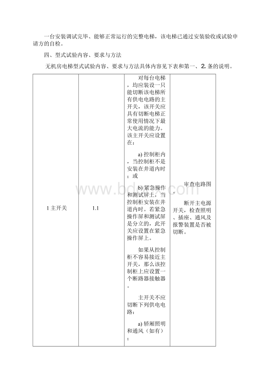 无机房电梯型式试验附加内容要求与方法Word文件下载.docx_第2页