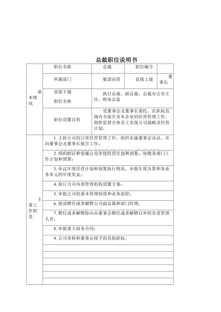 远辰集团职位说明书Word格式文档下载.docx_第3页