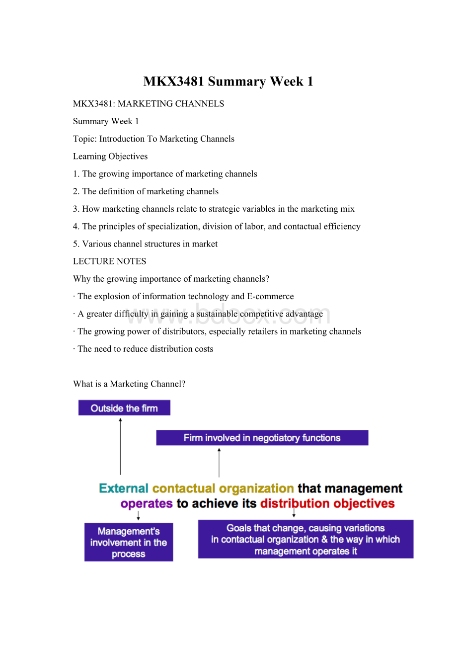 MKX3481 Summary Week 1.docx