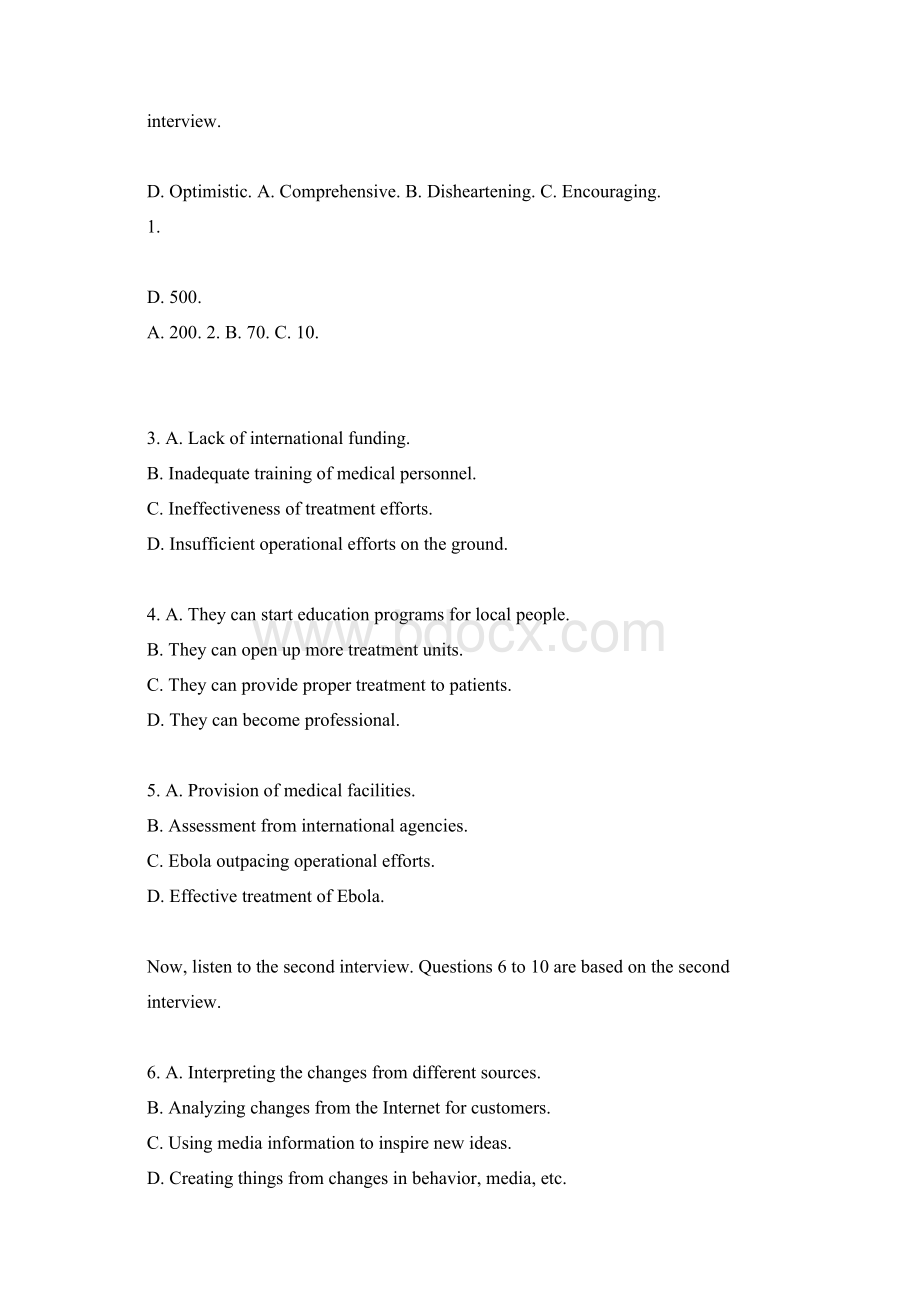 英语专八真题与答案.docx_第2页