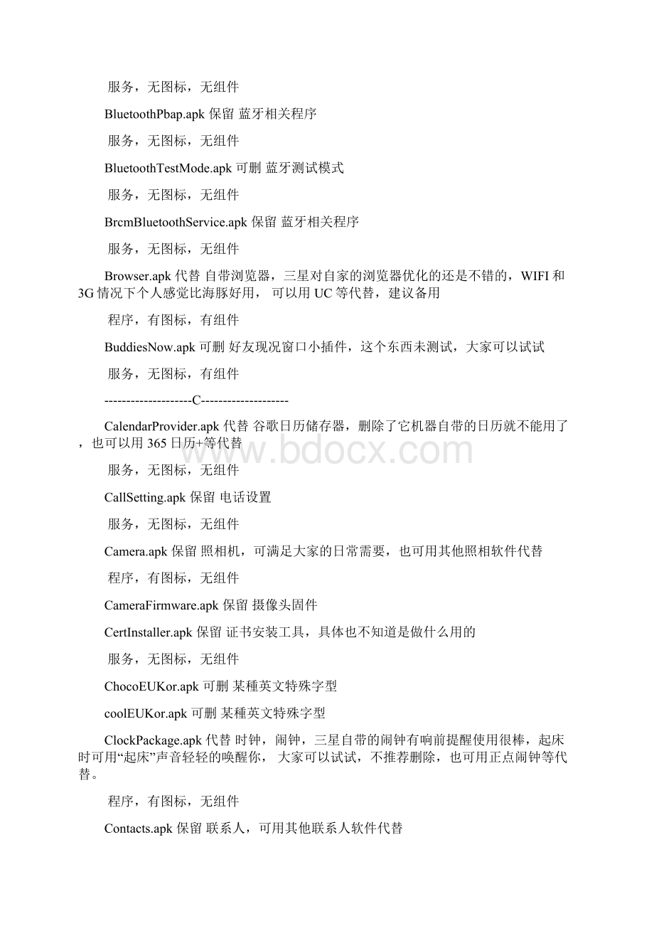 安卓系统软件极度精简列表.docx_第2页