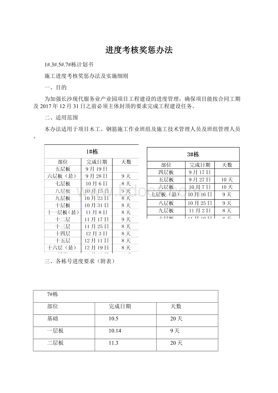 进度考核奖惩办法.docx