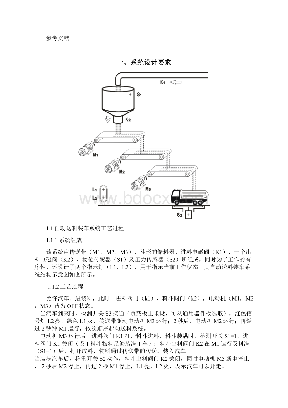 PLC自动送料装车系统课设.docx_第2页