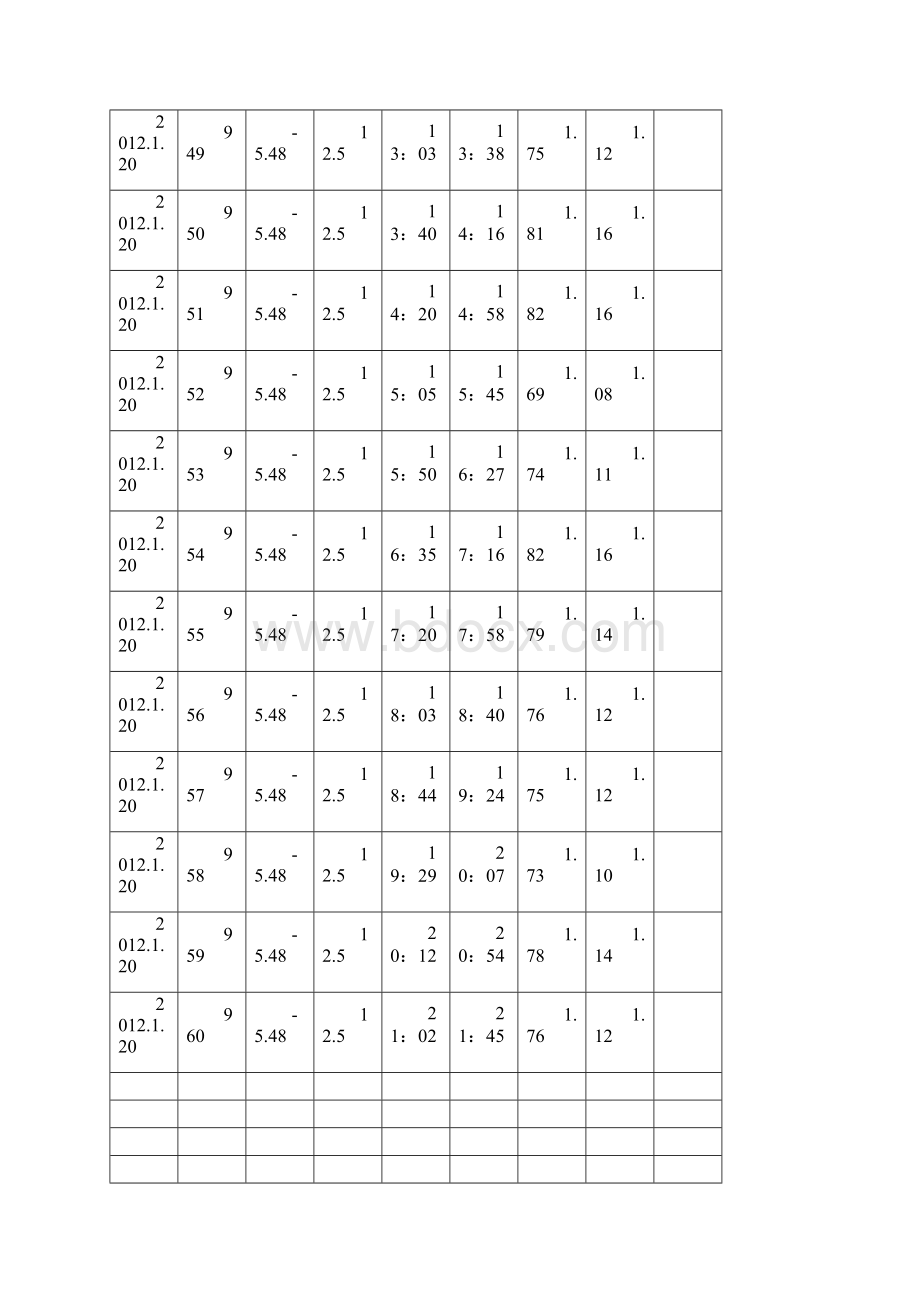 CFG桩施工记录Word文件下载.docx_第2页