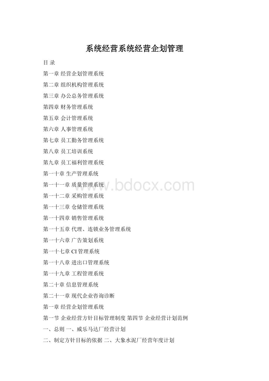 系统经营系统经营企划管理.docx_第1页