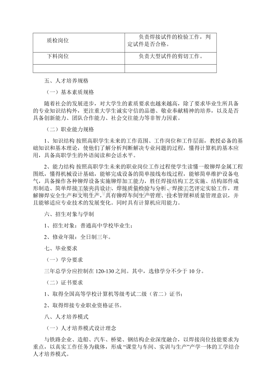 级焊接专业人才培养方案改1217资料.docx_第3页