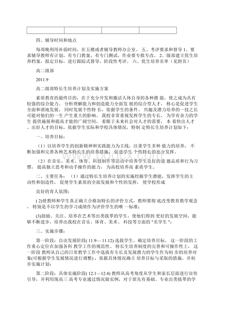 优生特长生培养计划文档格式.docx_第2页