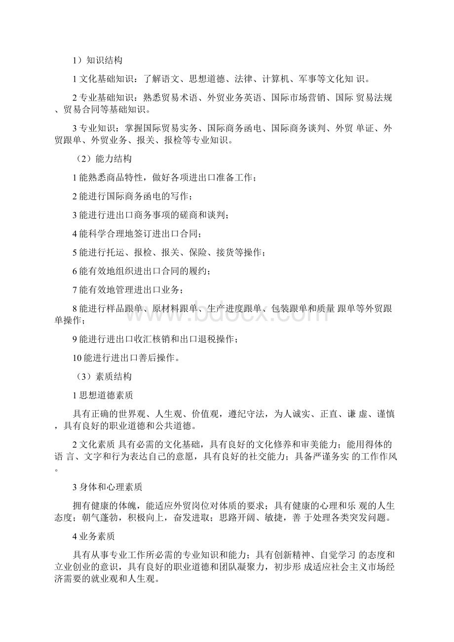 级国贸专业人才培养方案.docx_第2页