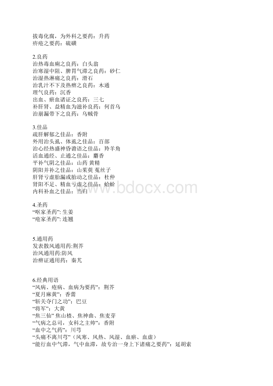 中药中医随症加减用药表临床上中药的要药切记.docx_第3页