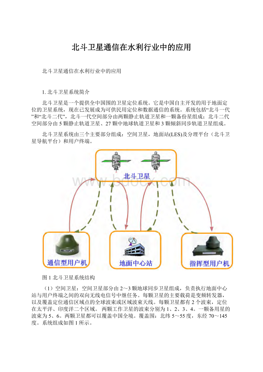 北斗卫星通信在水利行业中的应用.docx