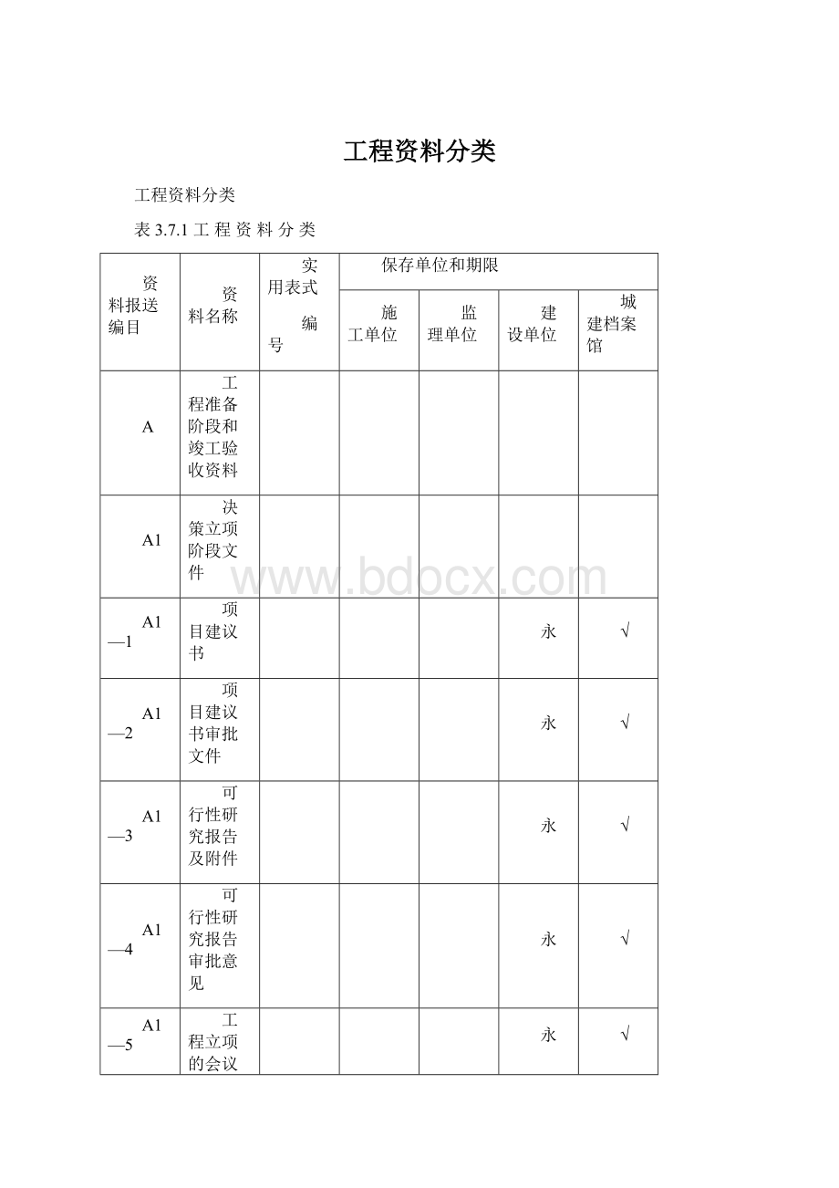 工程资料分类.docx_第1页