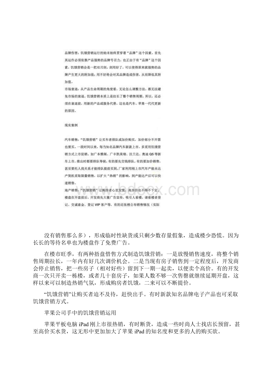 饥饿营销手法的运用Word格式文档下载.docx_第3页