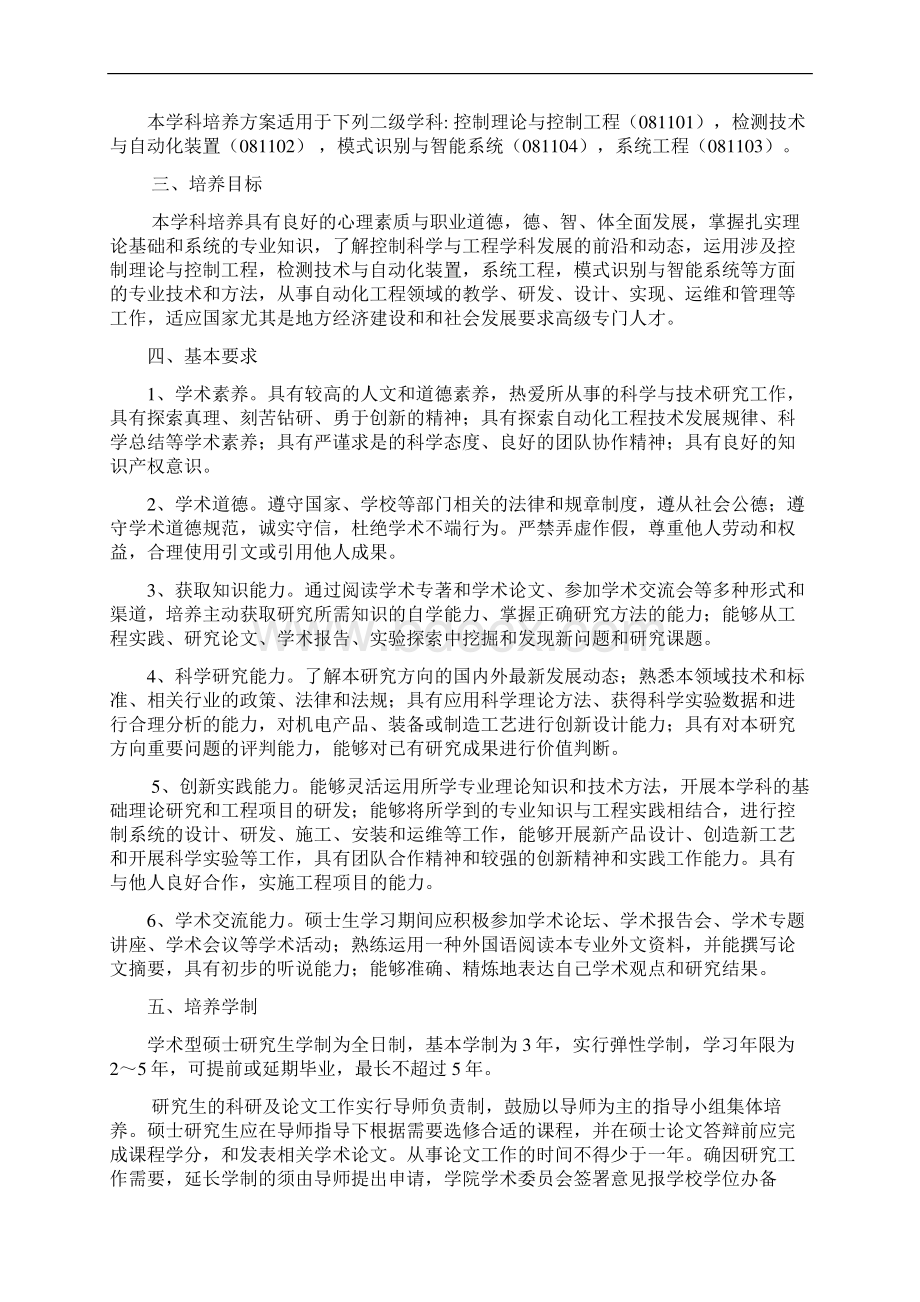 控制科学与工程一级学科硕士研究生培养方案Word下载.docx_第2页