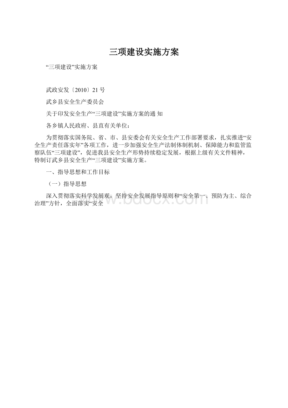 三项建设实施方案.docx_第1页