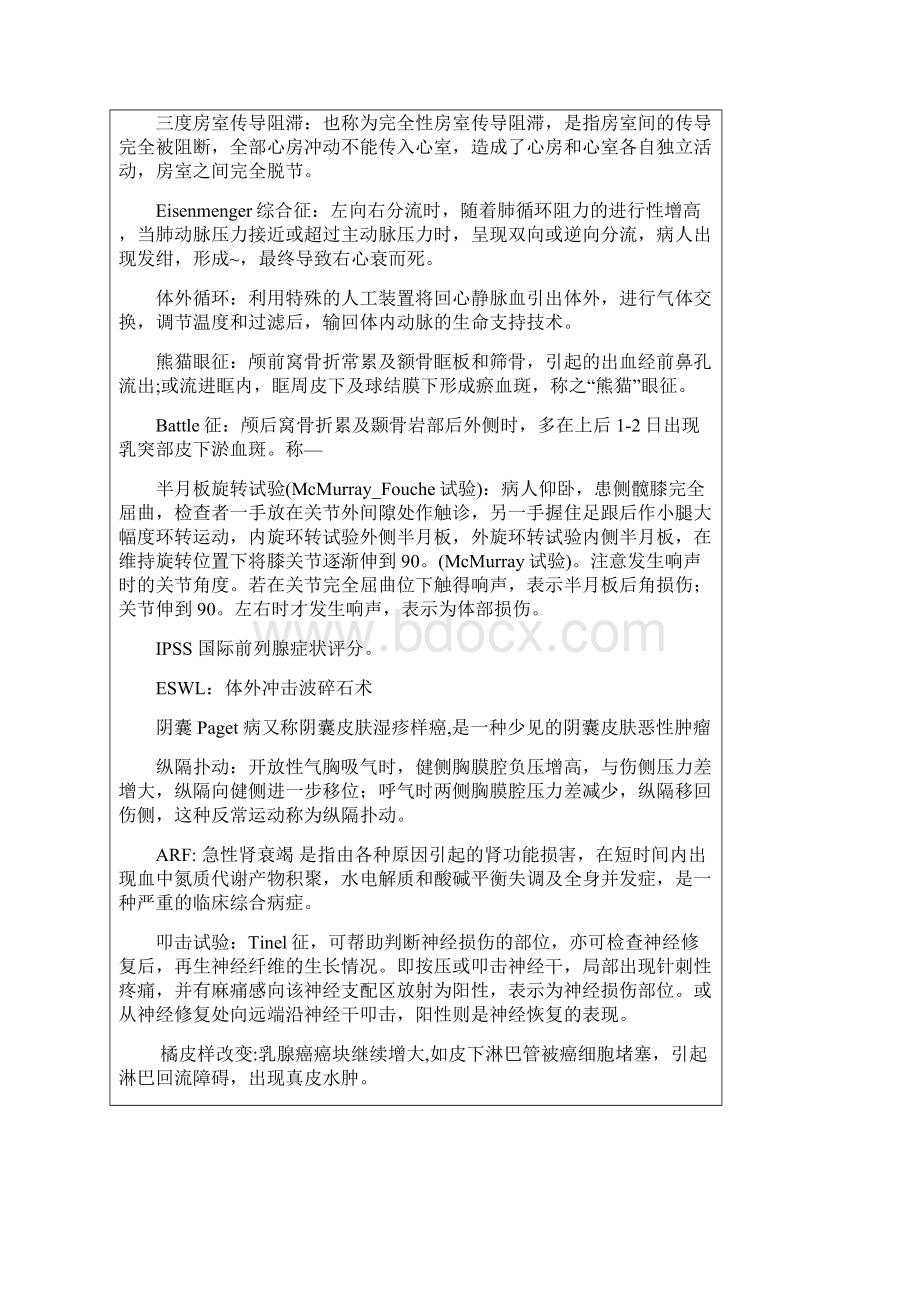 外科学第七版名词解释徐州医学院复试专用Word格式文档下载.docx_第3页