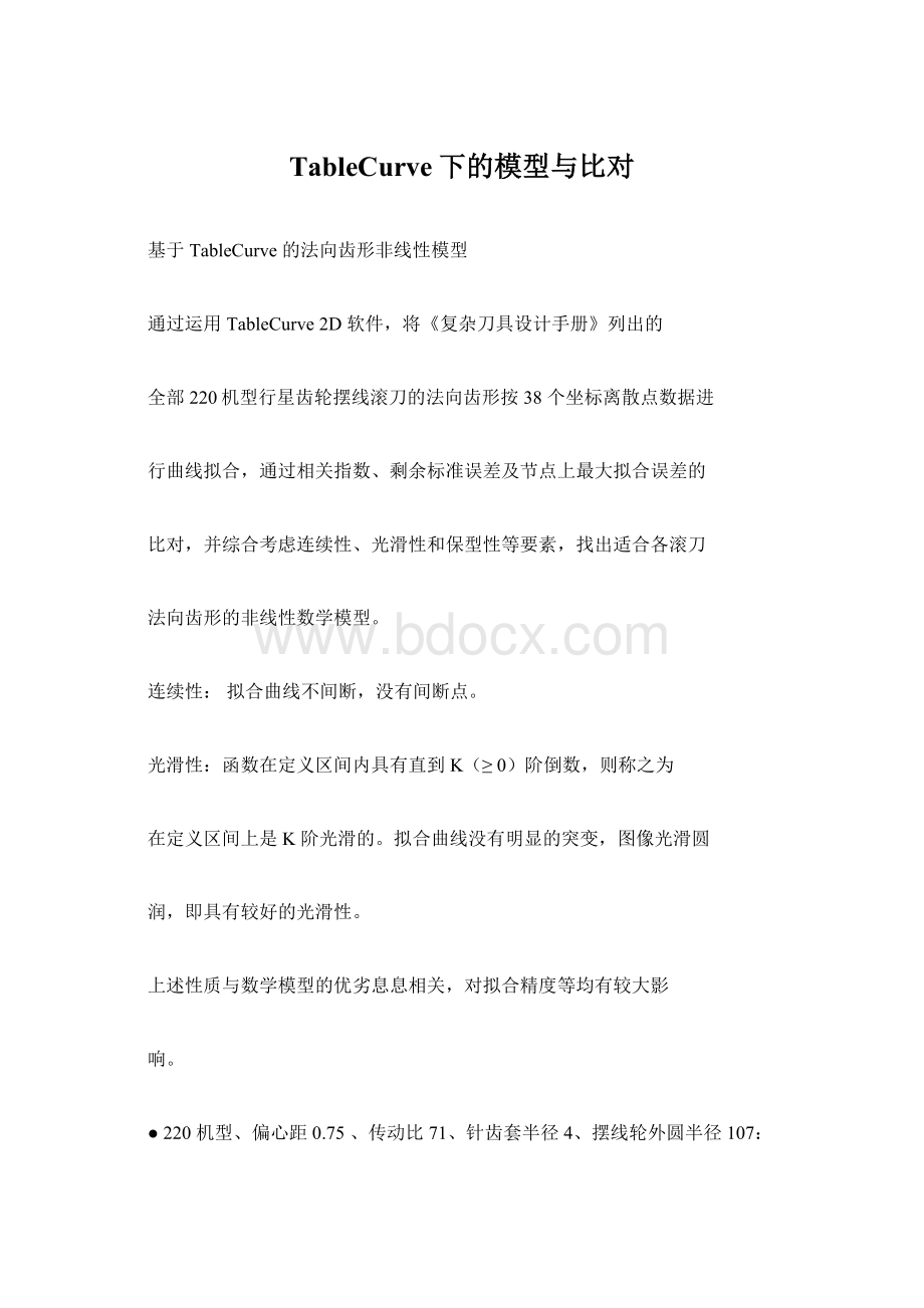 TableCurve下的模型与比对.docx_第1页