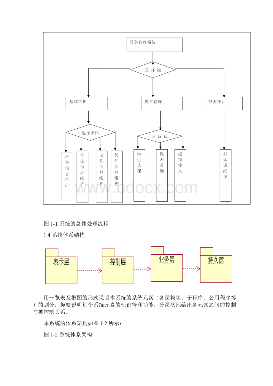 教务管理系统概要设计与详细设计.docx_第2页