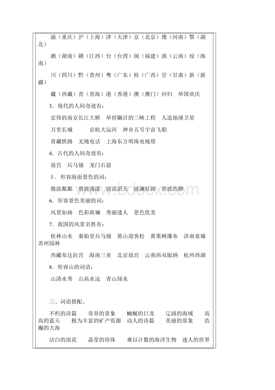 小学三年级语文下册复习教学知识点归纳总结Word格式.docx_第2页