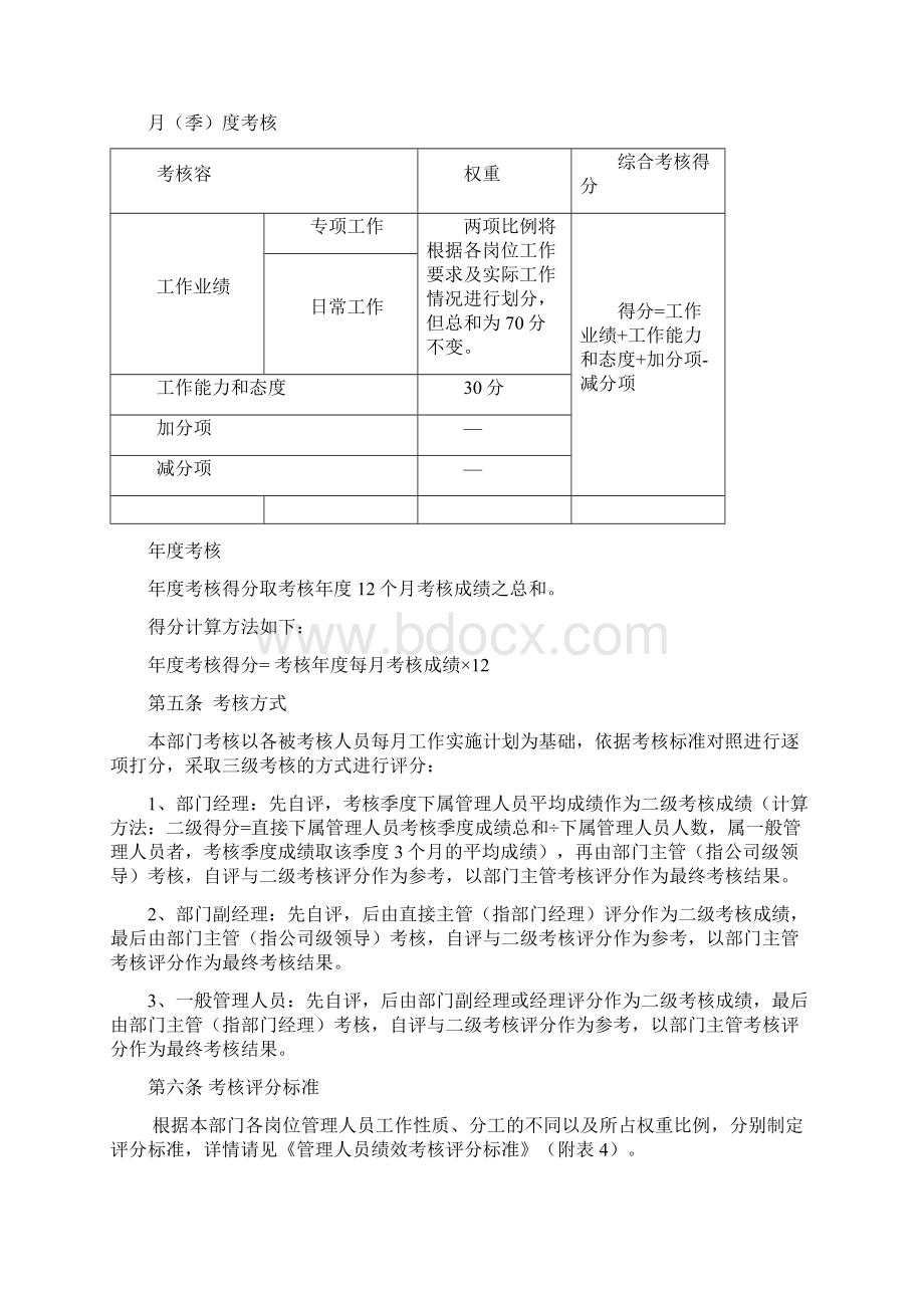 员工绩效考核实施细则.docx_第2页