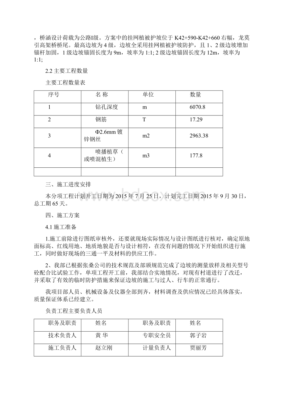 挂网植被护坡施工方案Word文档下载推荐.docx_第2页