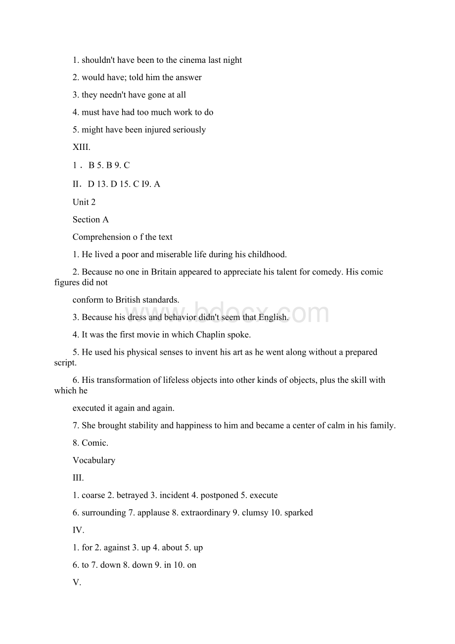 新视野大学英语读写教程4第二版课后习题答案Word文档下载推荐.docx_第2页