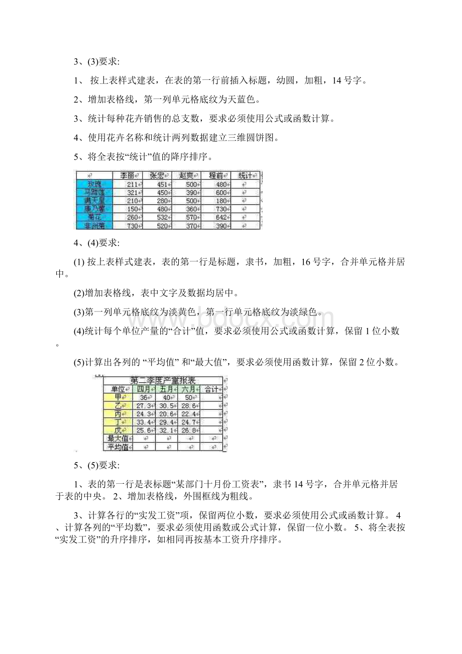 Excel操作题Word文档下载推荐.docx_第2页