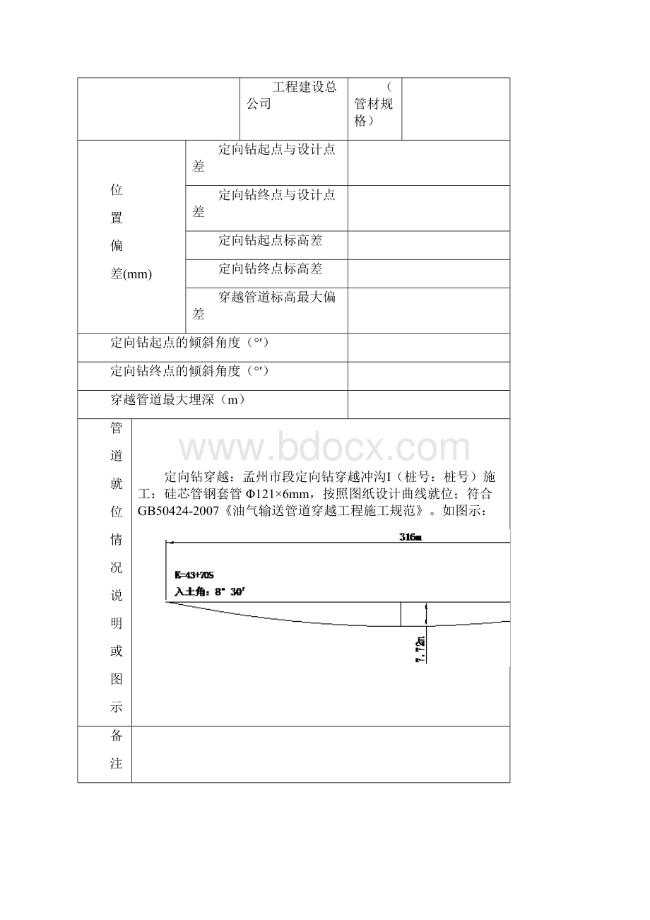 定向钻相关记录表格文档格式.docx_第2页