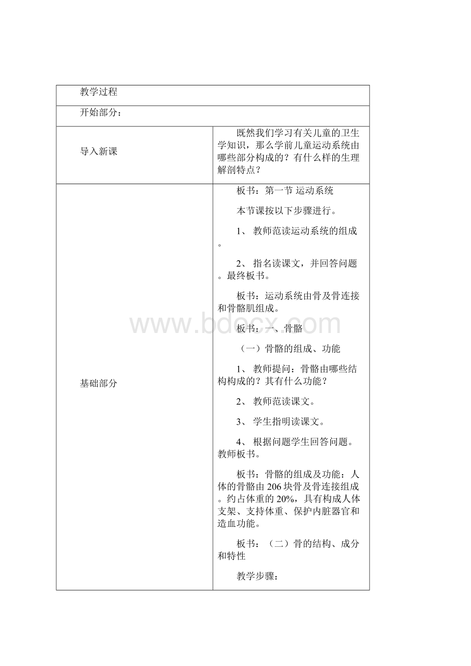 幼儿卫生学教学案第二章Word文档下载推荐.docx_第2页