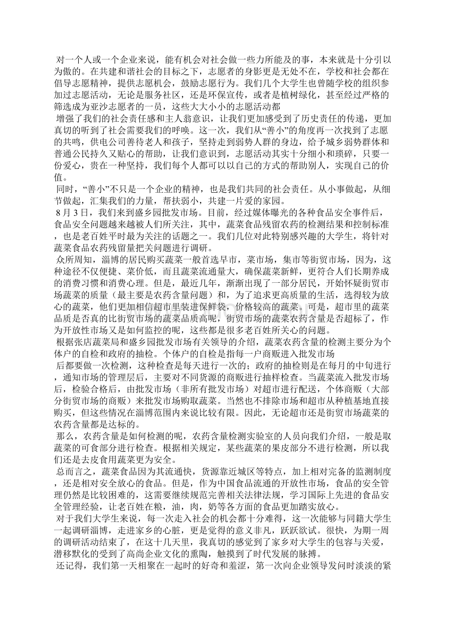 家乡教育调研的暑期社会实践报告精选多篇文档格式.docx_第2页