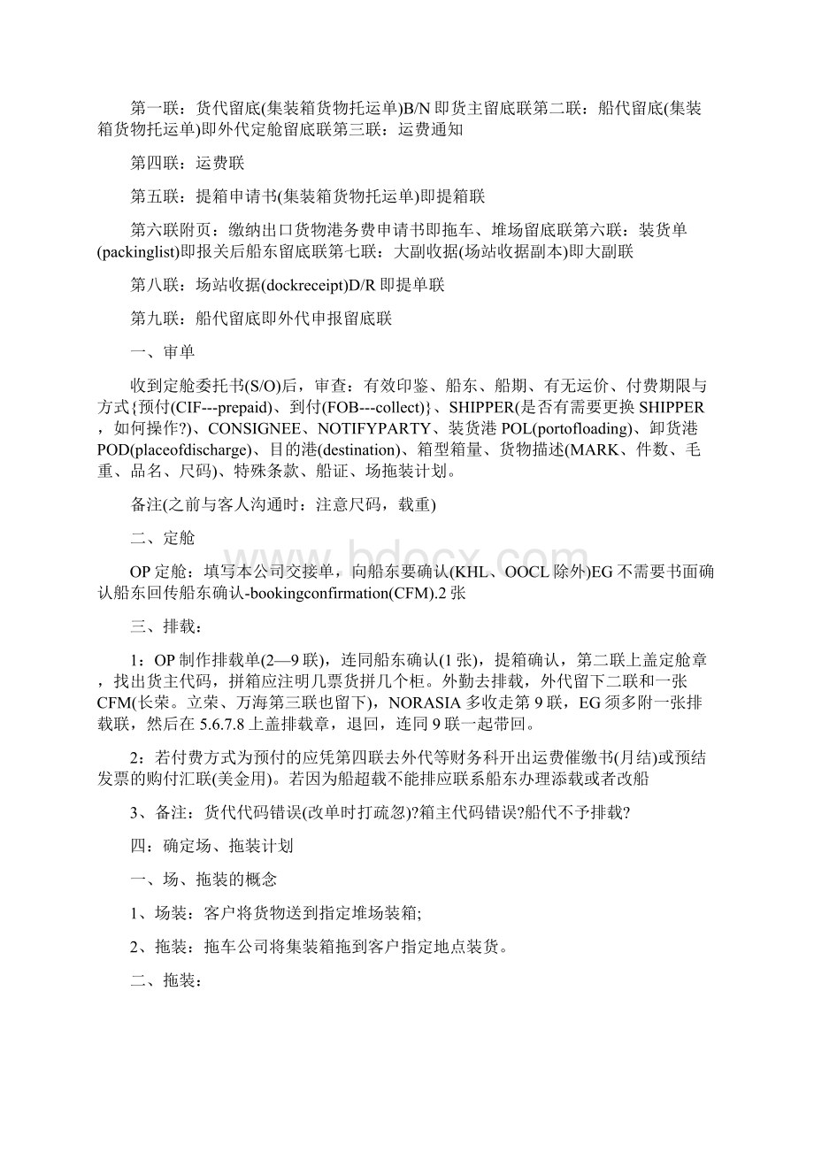 出口集装箱货物货代海运业务流程.docx_第2页