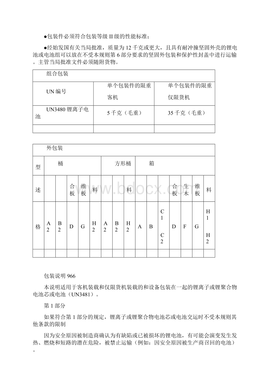 IATA国际危险品运输锂电池包装说明965966967968969Word格式文档下载.docx_第3页