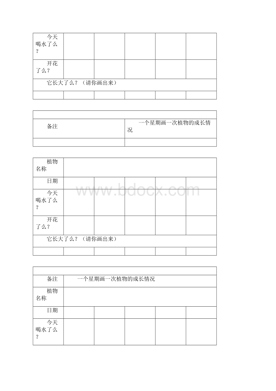 植物观察记录表范本.docx_第3页