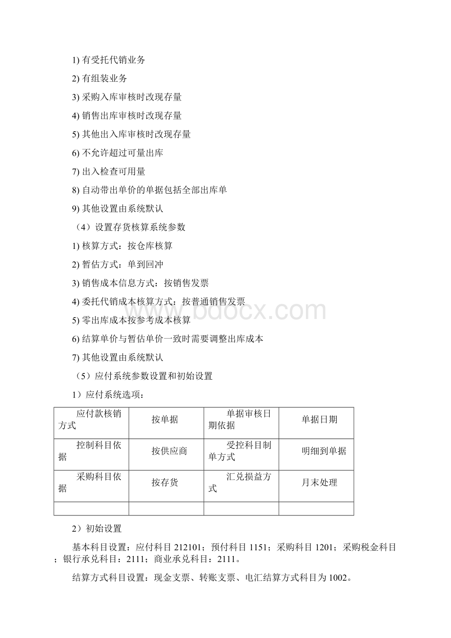 实验四 采购管理库存管理存货核算和应付款管理.docx_第2页