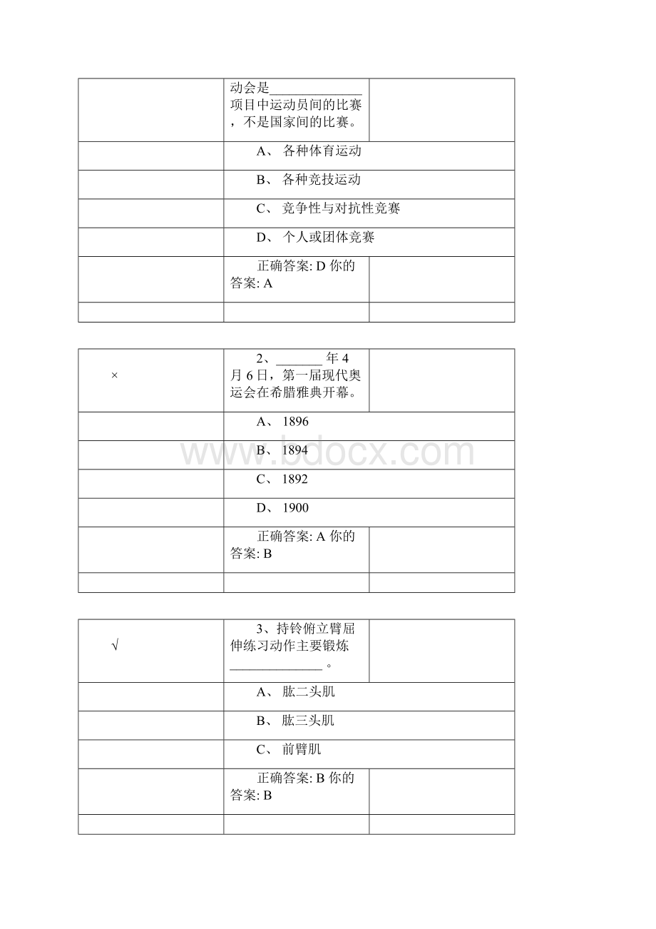 浙江万里学院体育理论考试健身题库与答案.docx_第2页