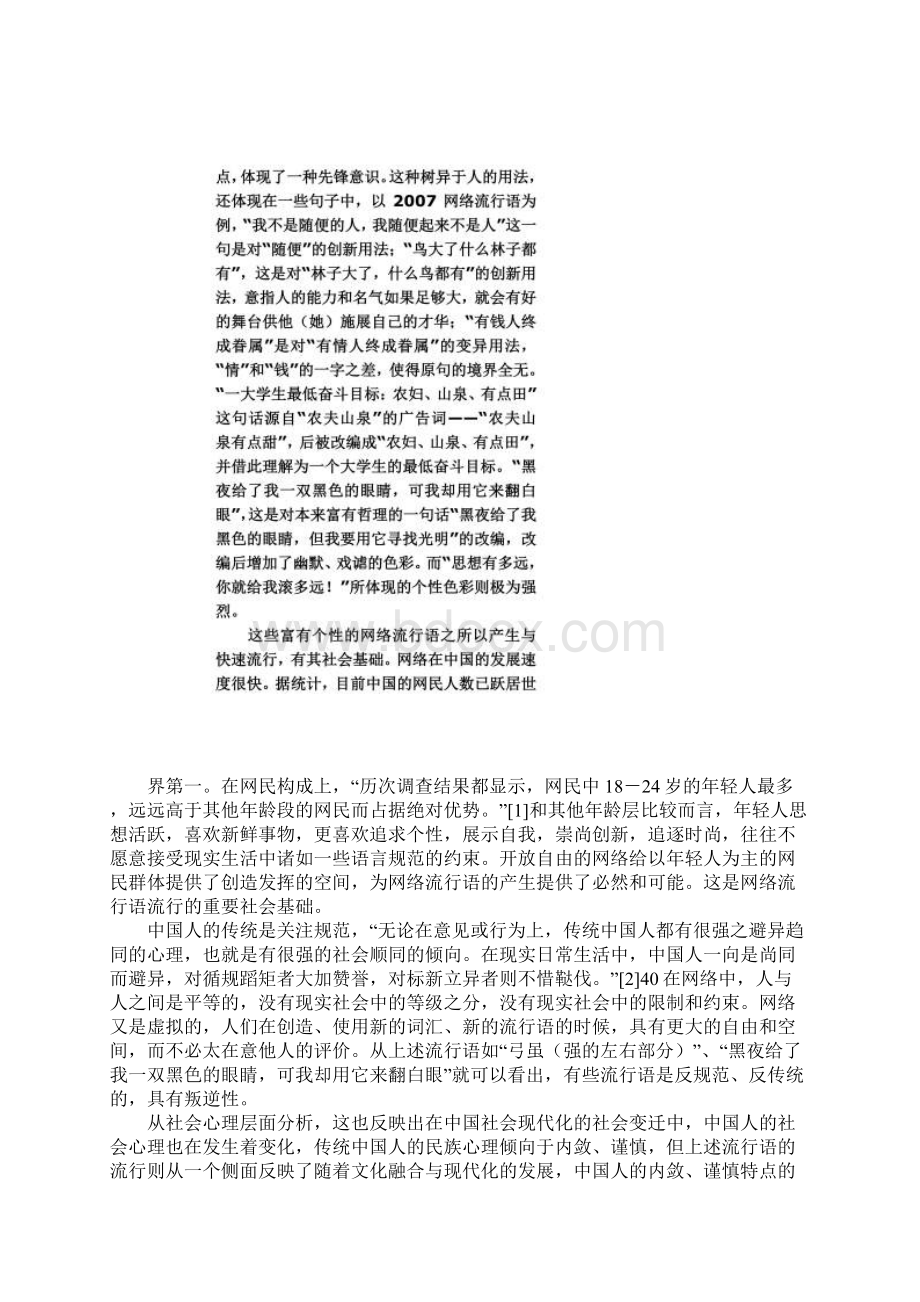 网络流行语的社会文化分析.docx_第2页