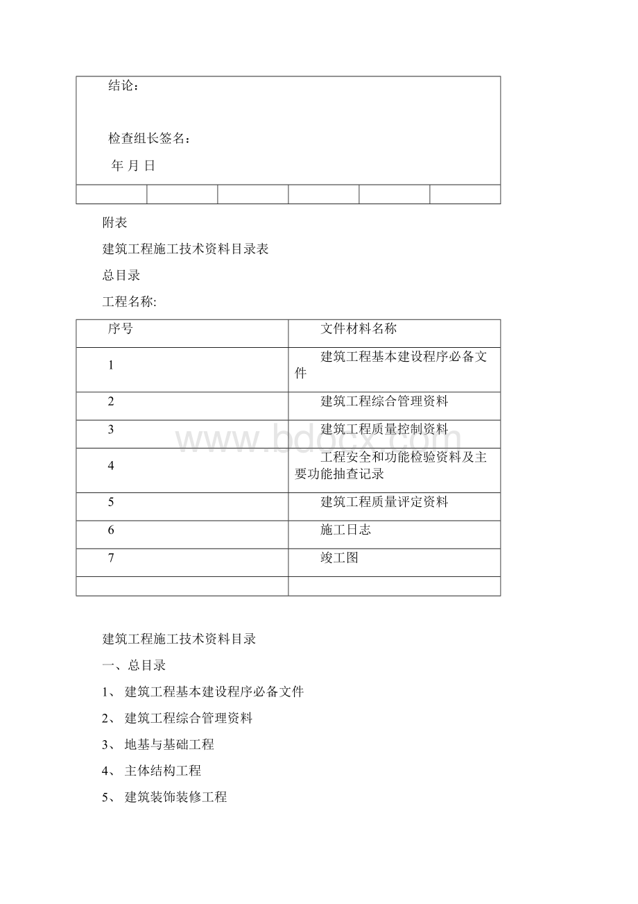 工程质量验收检查记录表Word下载.docx_第2页