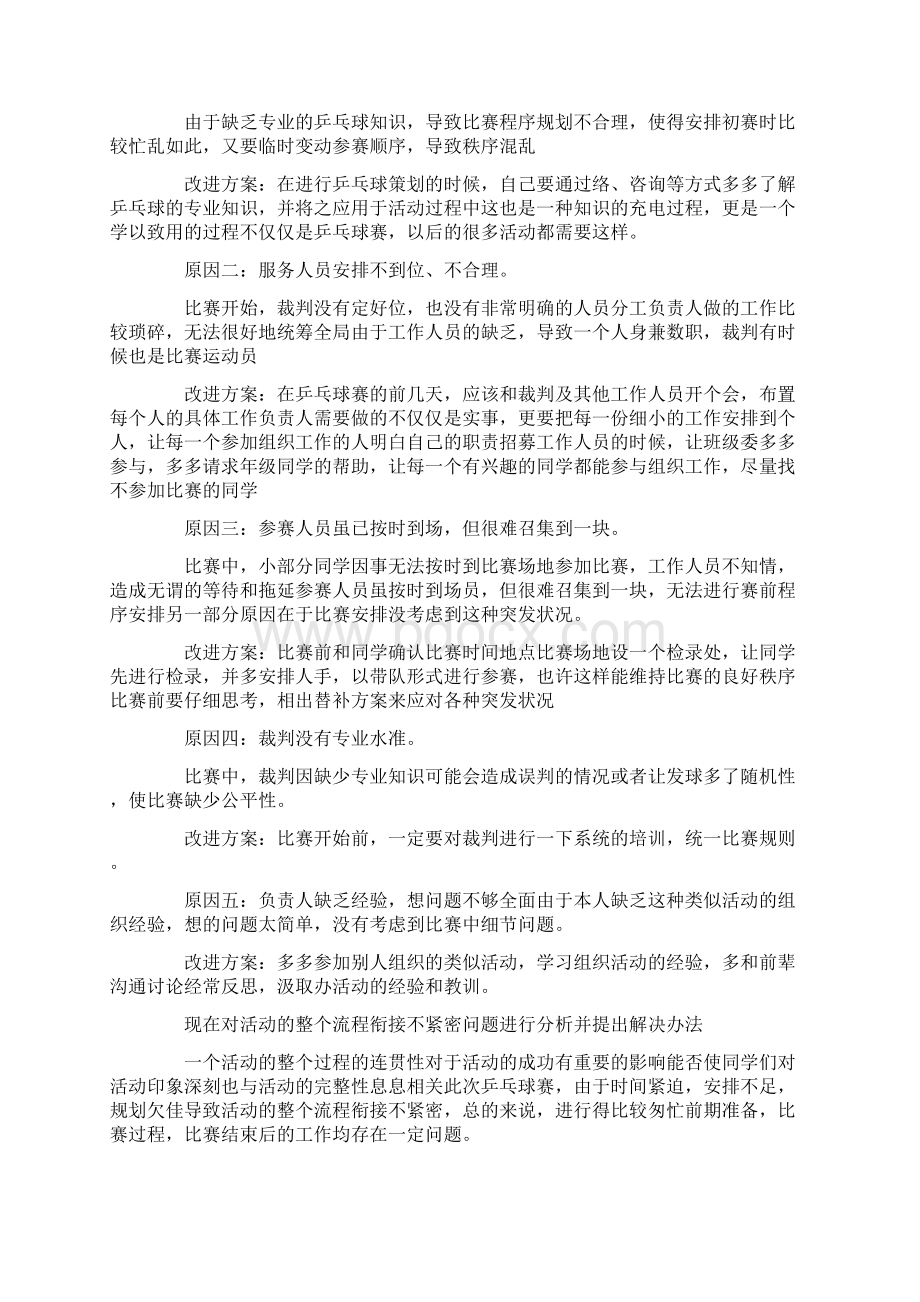 乒乓球比赛活动总结14篇Word格式.docx_第2页