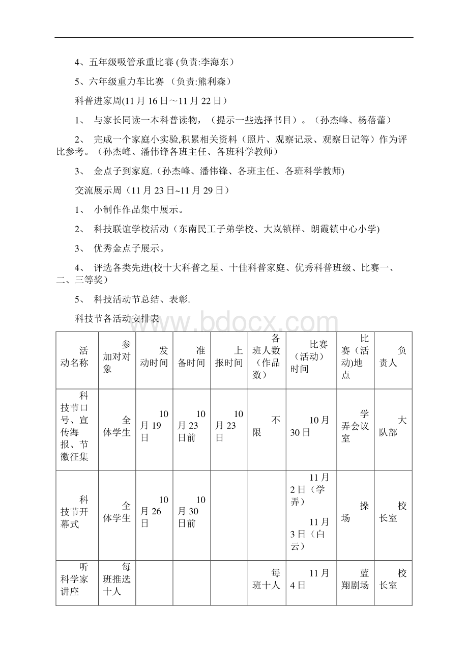 余姚市实验小学首届科技节活动方案呕心沥血整理版Word格式文档下载.docx_第2页