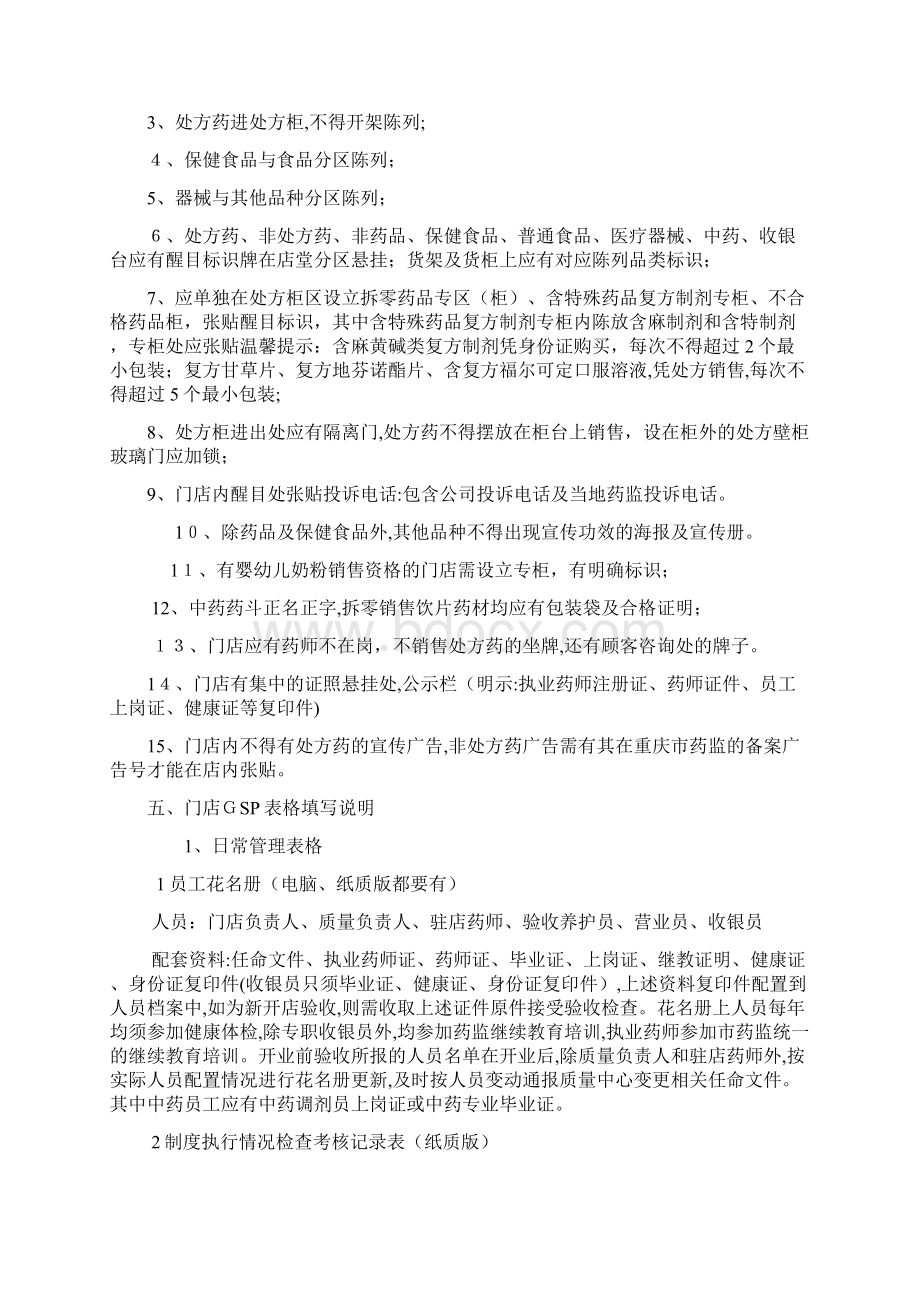 门店GSP工作操作规范Word文档下载推荐.docx_第3页