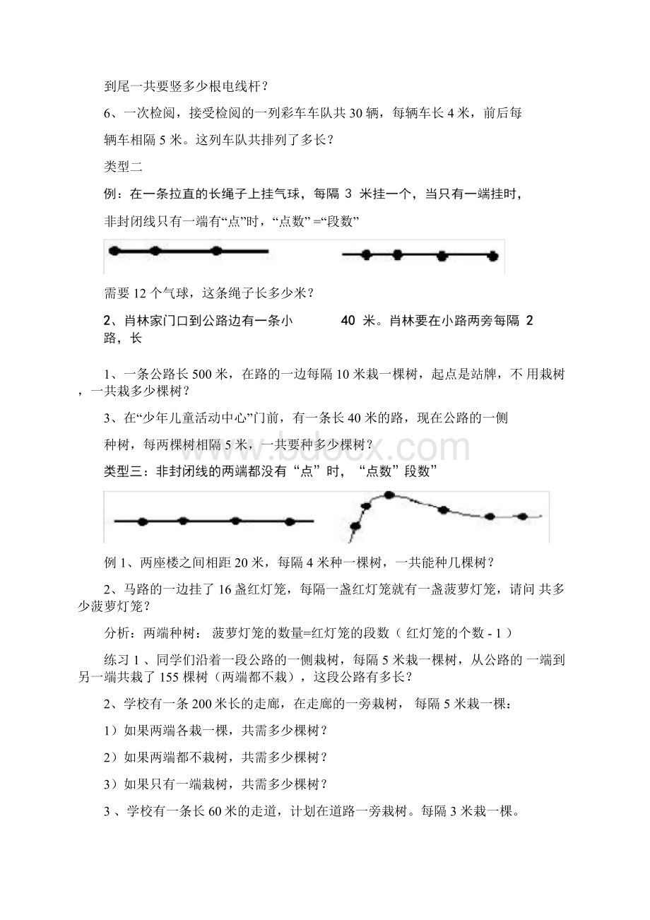 二年级奥数间隔问题练习文档格式.docx_第3页