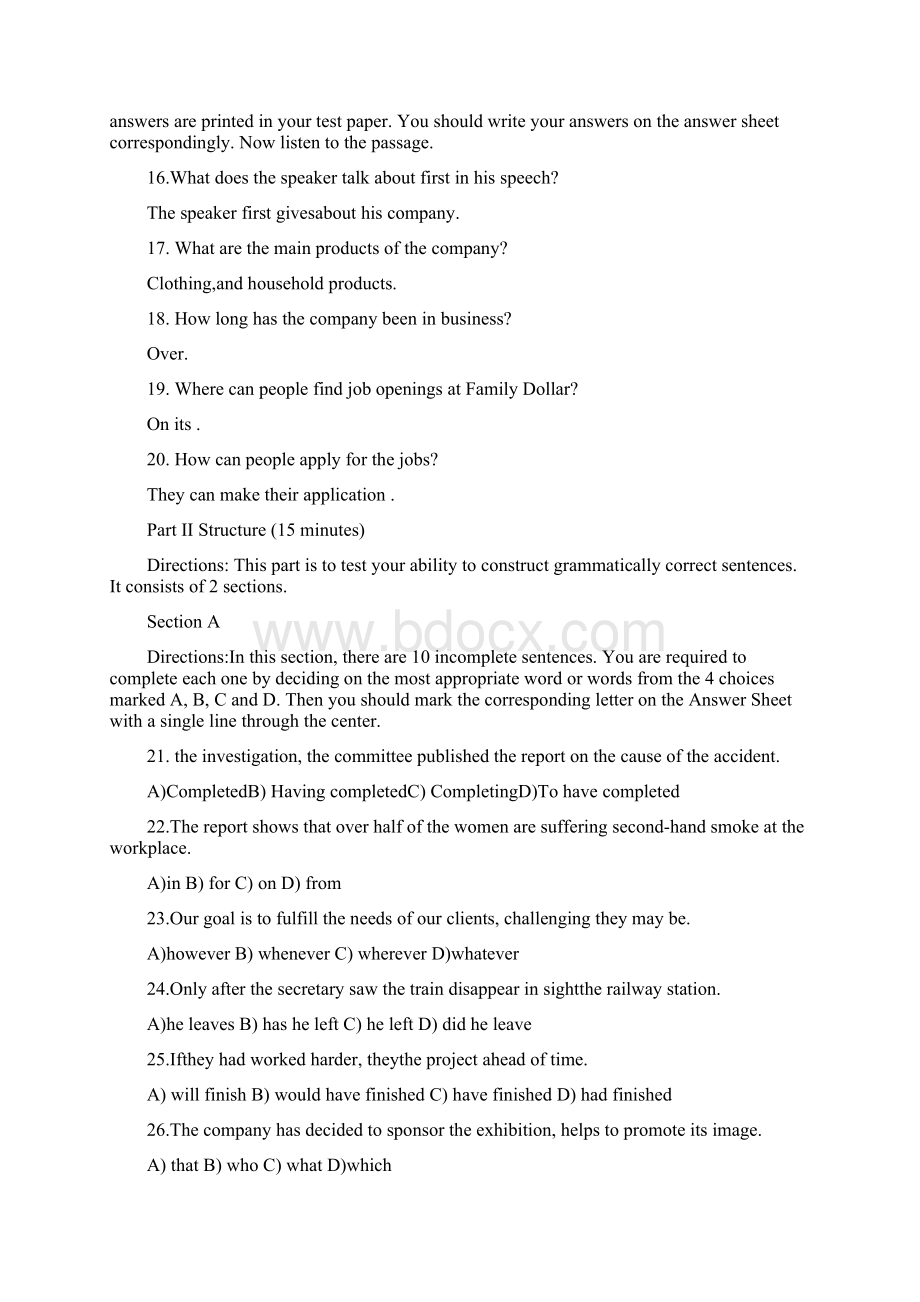 高等学校英语应用能力考试A级含答案详解之欧阳计创编Word格式文档下载.docx_第3页