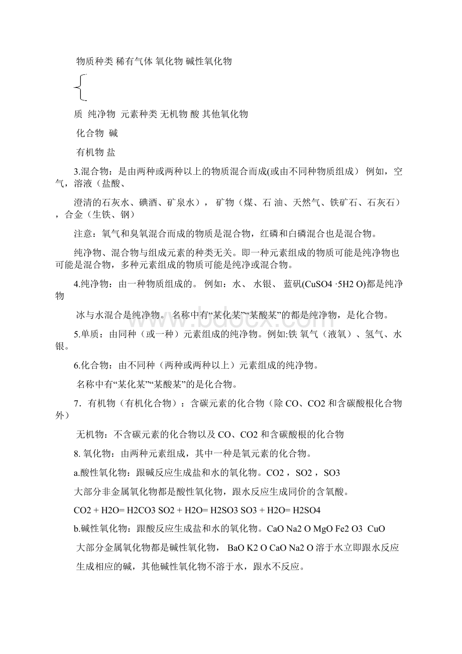 中考化学总复习基础知识详细总结Word文件下载.docx_第2页