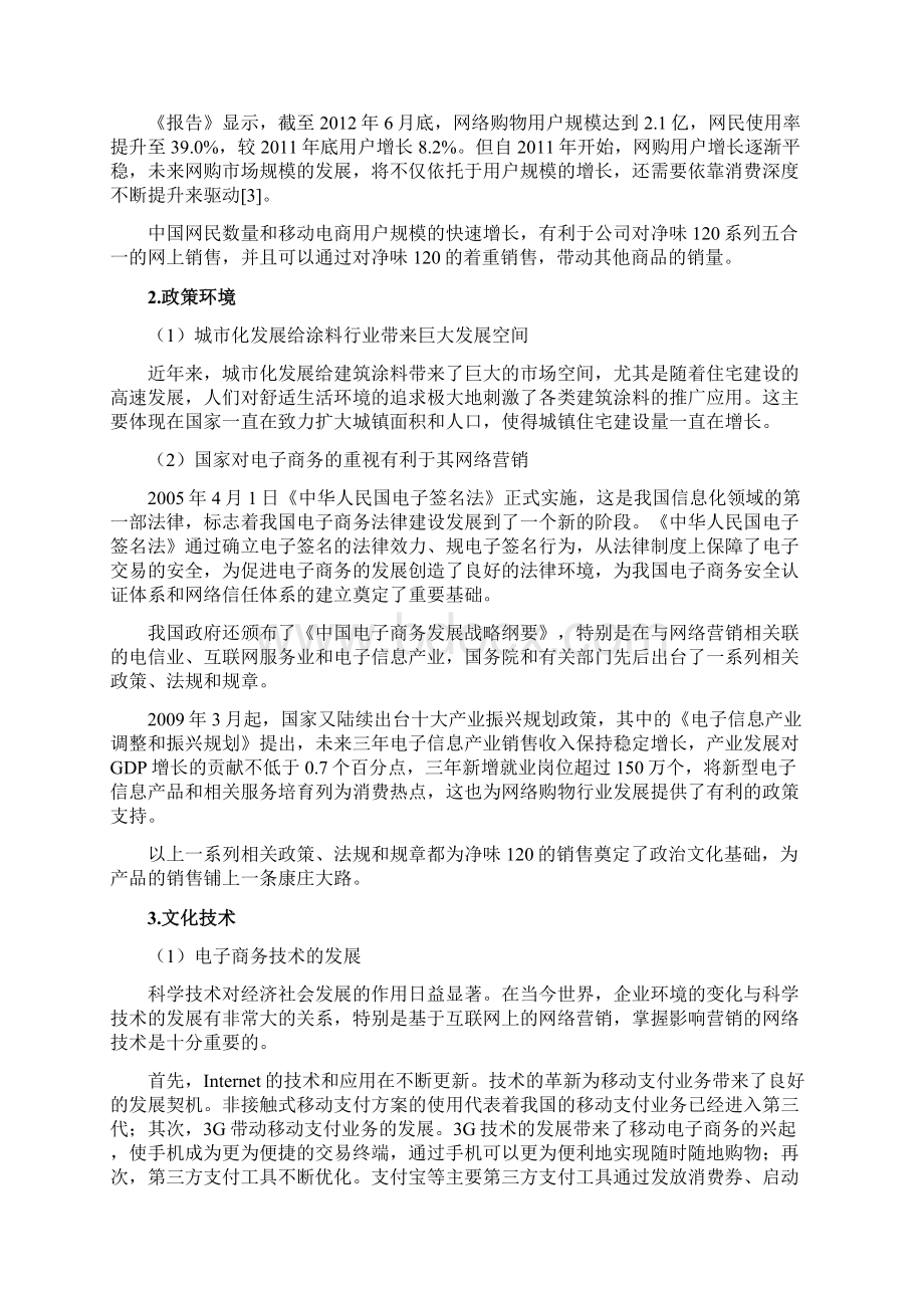 涂料漆网络营销项目策划.docx_第3页