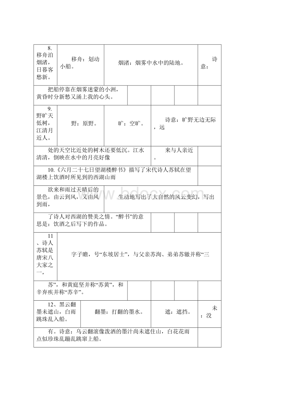 部编版六年级语文上册复习知识点整理全面.docx_第3页