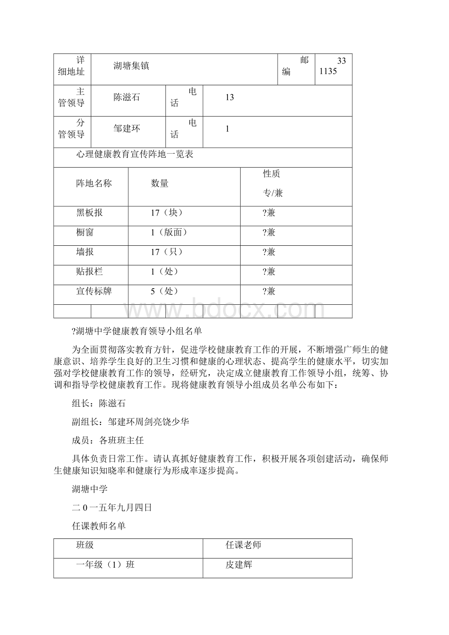 学校心理健康教育档案Word格式.docx_第2页