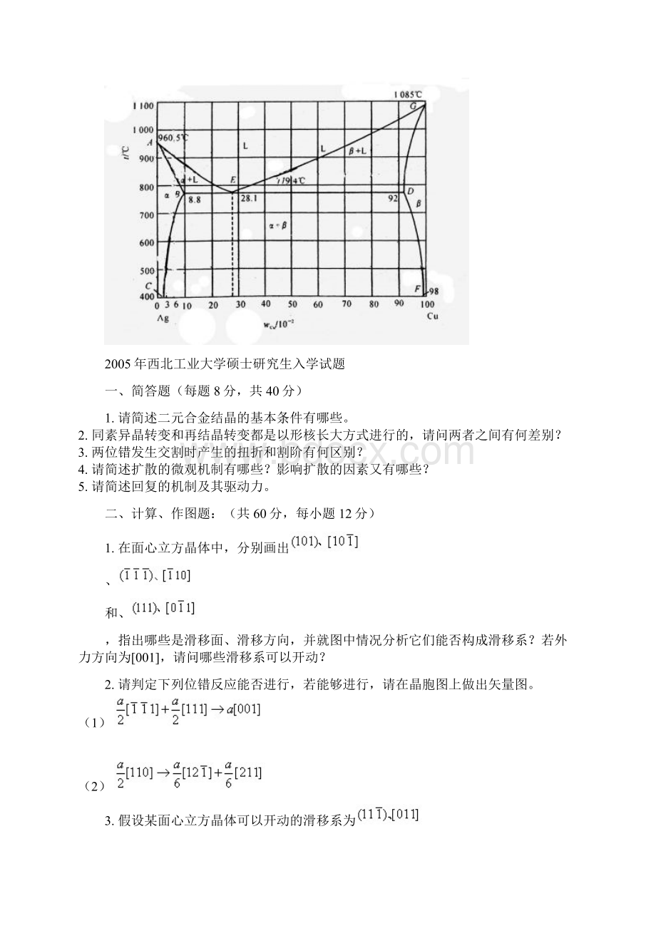 江苏大学材料科学基础考研课程试题集.docx_第3页