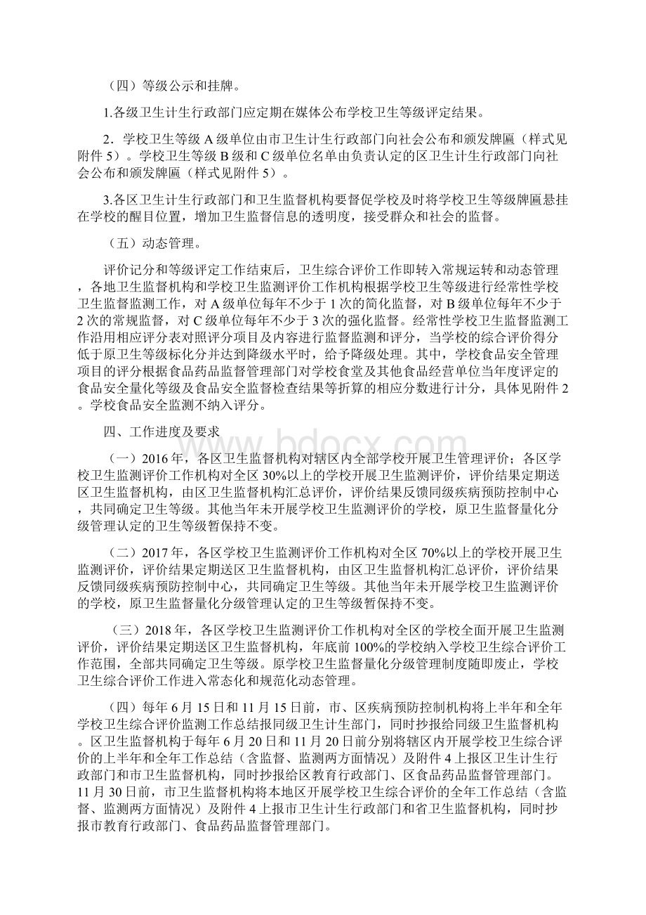 XX学校卫生综合评价工作方案.docx_第3页