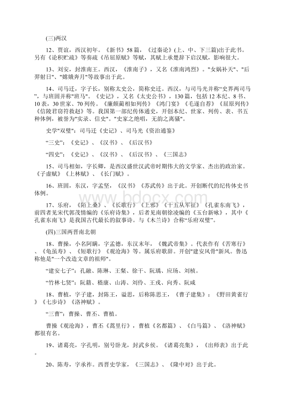 中国各朝代文学常识精简版.docx_第2页