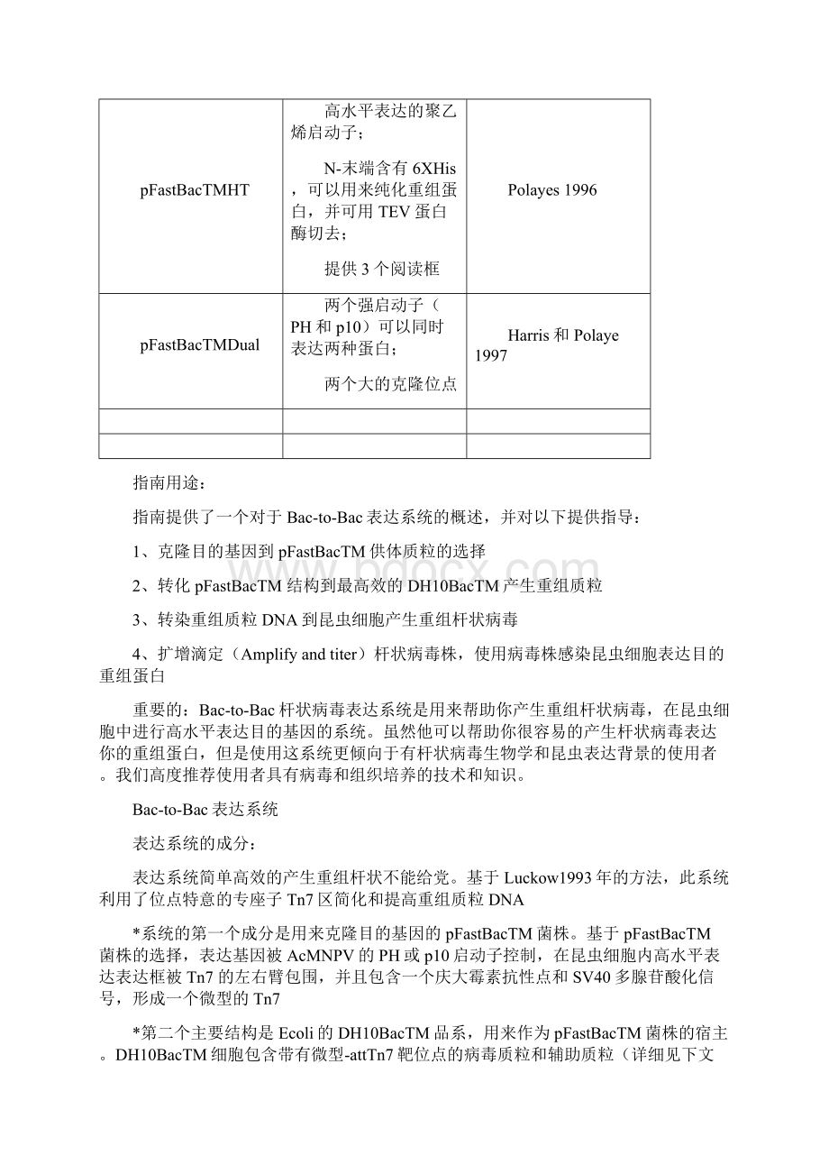 Bactobac表达系统中文版说明书.docx_第2页